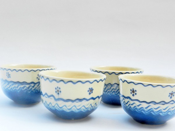 Set 4 pahare din ceramica